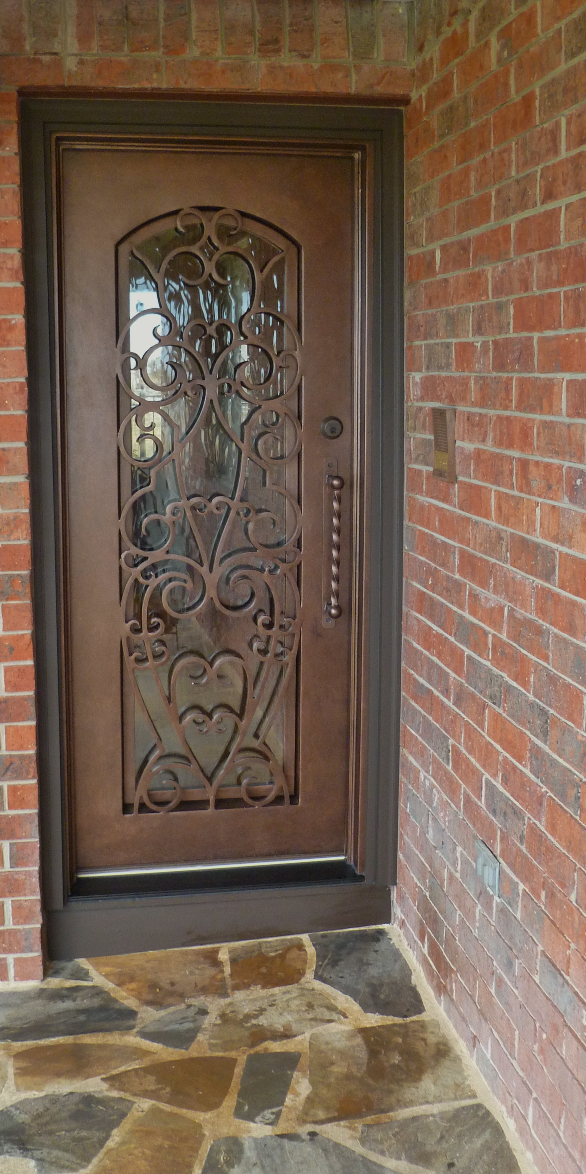 Wrought Iron Entry Doors | A&A Leaded Glass and Doors